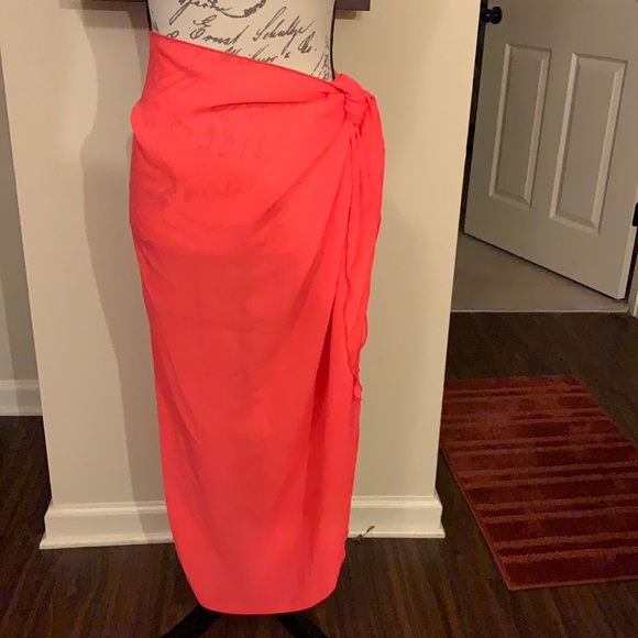 Hot Pink Swimsuit Bottom Covrrup - Picture 1 of 5